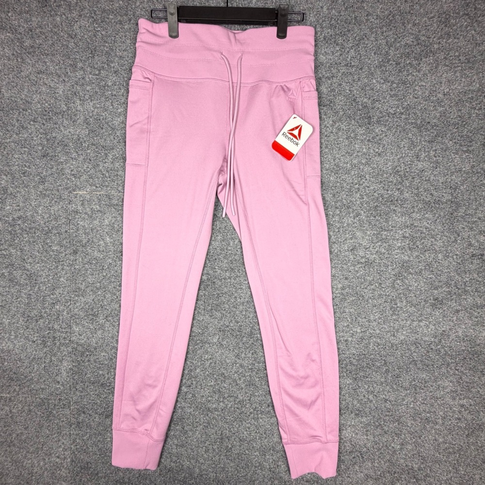 Reebok Womens Cuffed Legging Skinny Joggers Orchid Haze Pink REW254LE0302 Size M